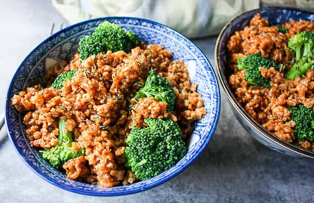Broccoli Bulgur Pilaf