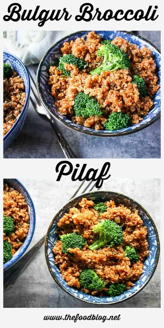Brocolli Bulgur Pilaf